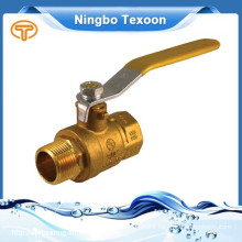 600 WOG Full Port Brass or Low-Lead M*F Brass Ball Valve with lever handle